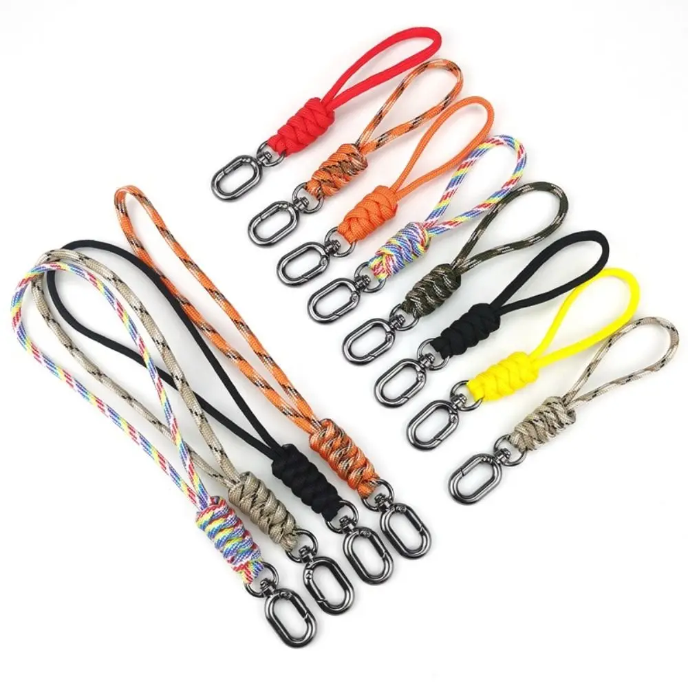 Description Picture 2 of itemNew High Strength Paracord Keychain Lanyard 48cm 8 Styles Parachute Cord Keychain Emergency Survival Keyring Outdoor Tool