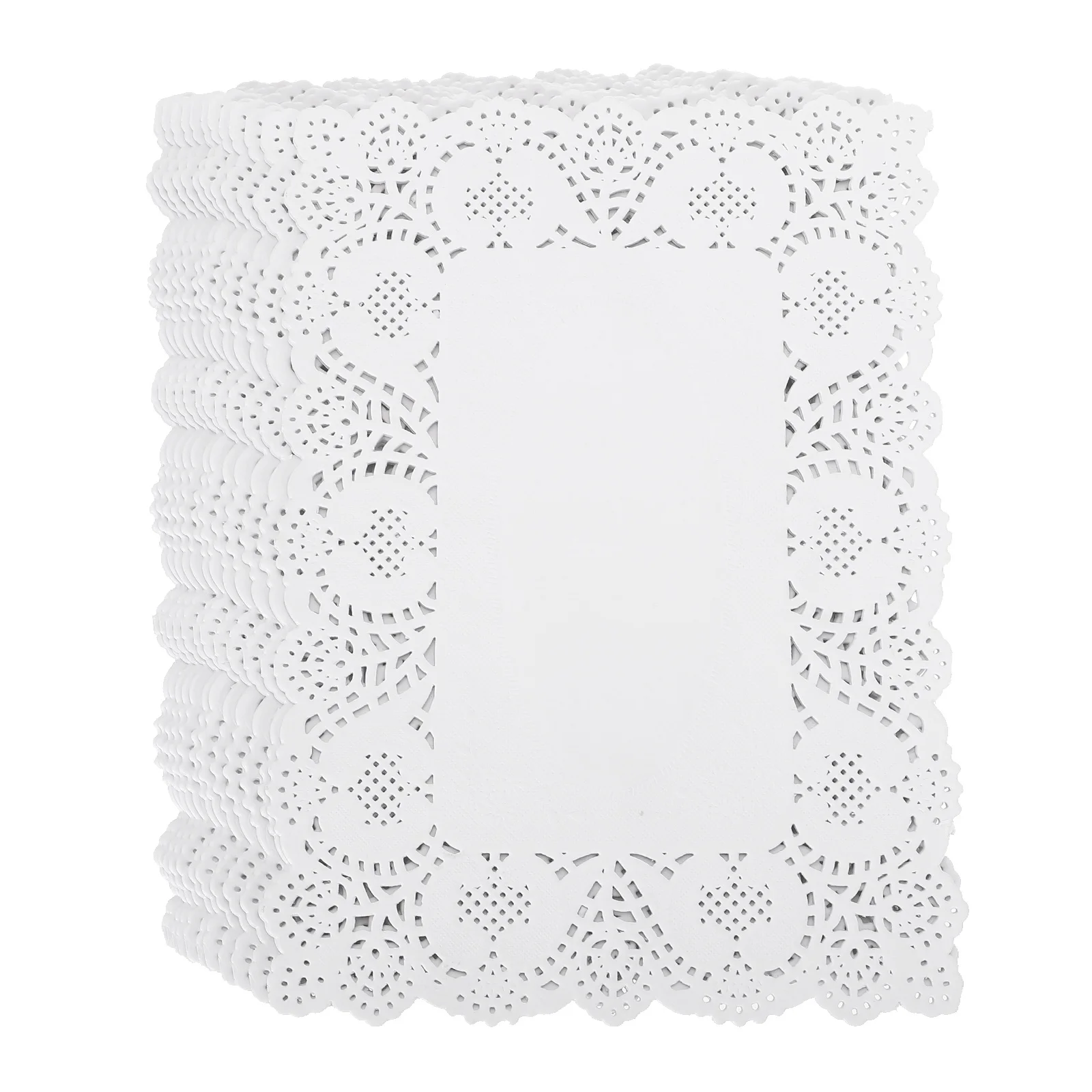 

140/170pcs Disposable Oil-absorbing White Lace Paper Doilies Cake Box Liner Packaging Paper Pad