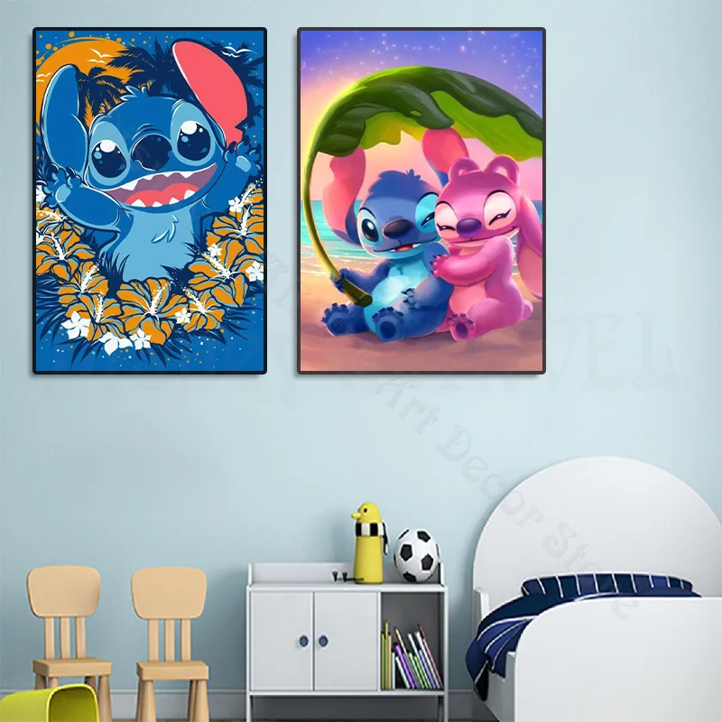 Disney Diamond Painting Lilo And Stitch Painted Full Diamond Mosaic  Embroidery Cross Stitch Kits Home Decor pintura de diamante - AliExpress