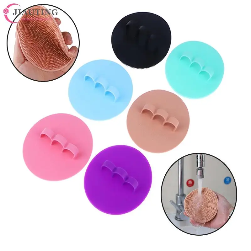 

1PCS Silicone Shower Brush Body Scrubber Three-Finger Bath Brush Skin Exfoliator Scrub Shower Brush Household Bath Shower Brush