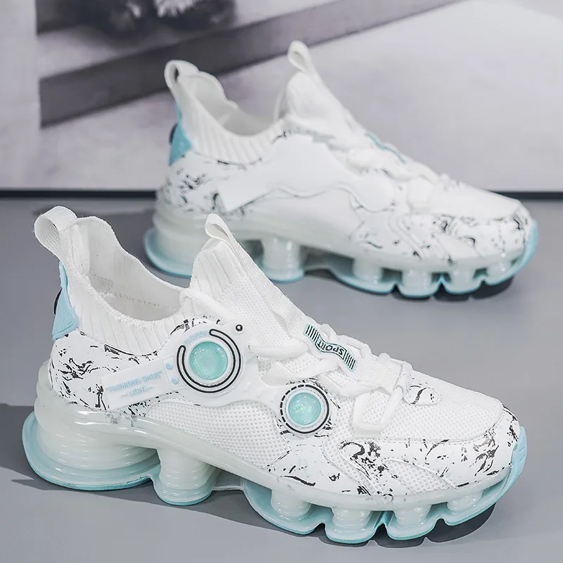 YRZL Men Sneakers Tenis Luxury Designer Shoes Mens High Quality Platform Sneakers Fashion Blade Loafers Running Shoes for Men 3