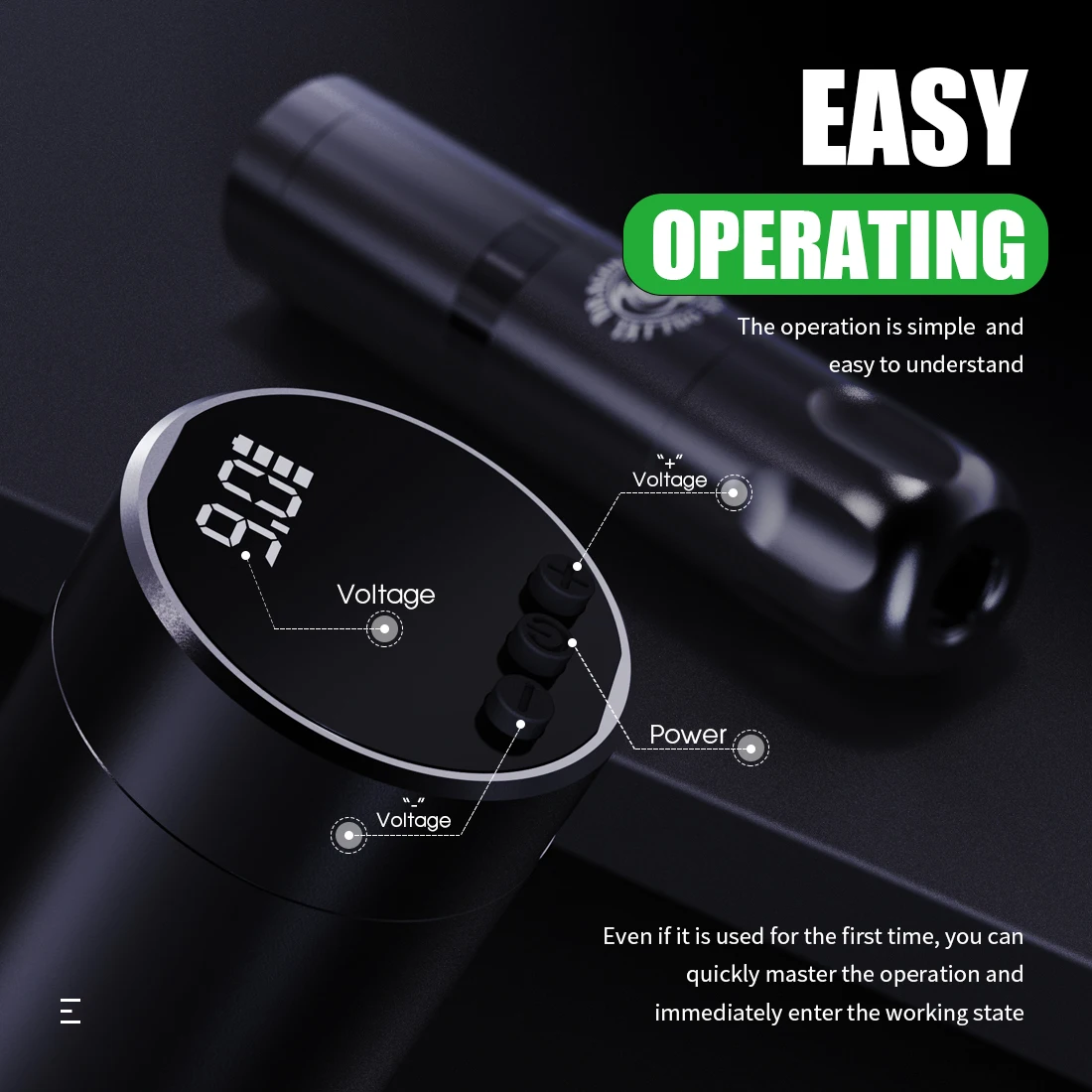 Dragonhawk X20 Wireless Cartridge Tattoo Machine High