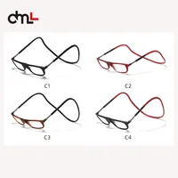 2024 Hanging Neck TR90 Men's and Women's Anti-blue Light Portable Ultra-light Computer Glasses Long Narrow Fram Fashionable Item