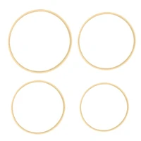 10/15/18/20cm Macrame Bamboo Hoop Craft Ring Circle for DIY Wedding Wreath Decoration Dreamcatcher Drop Shipping 1