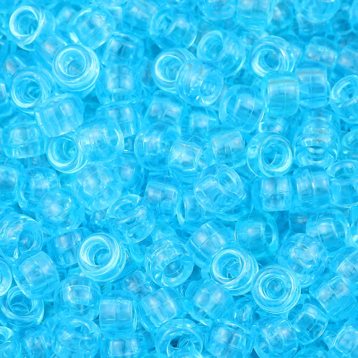 Vibrant Large Hole Pony Beads for DIY Jewelry and Crafting