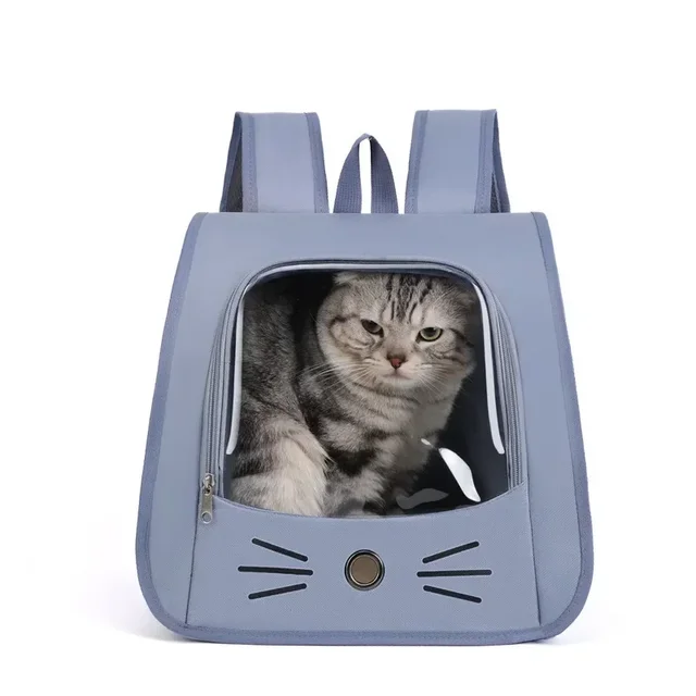 Pet Cat Carrier Bag Cat Backpack Outdoor Breathable Portable Shoulders Bag for Cats Small Dogs Transport Carrier 5