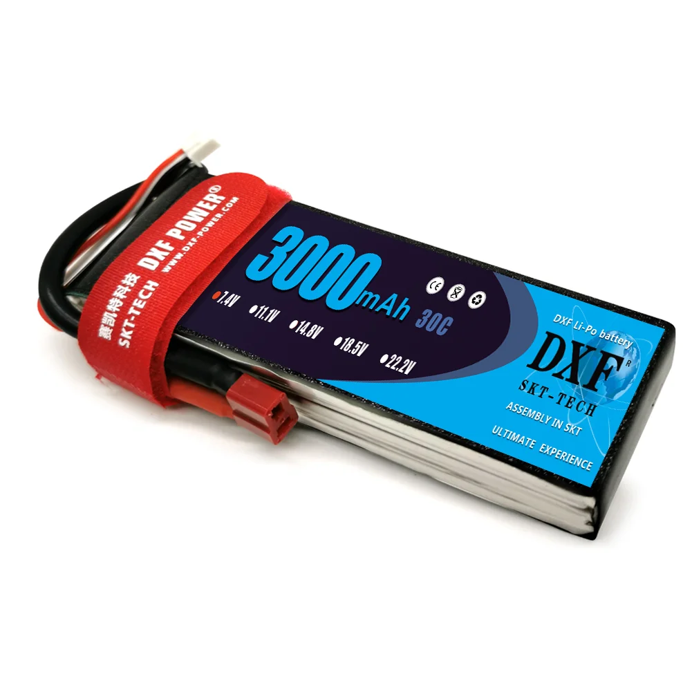

DXF 3000MAH 30C 7.4V 2S lithium battery ship model navigation model A-cell