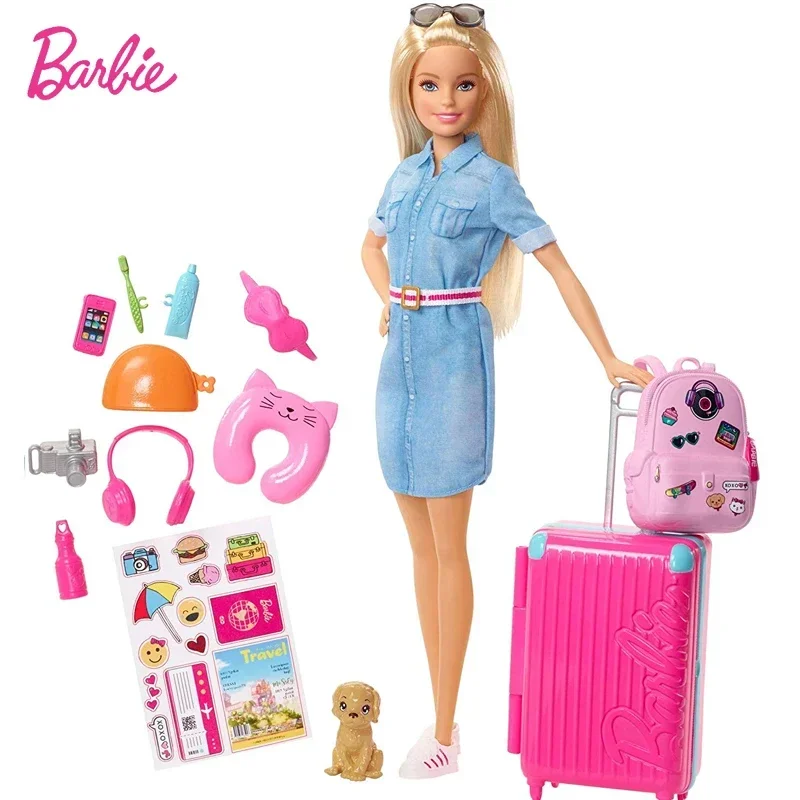 Mattel Barbie Dolls Girls' Toys Pretty Play House Toys Regali Di Compleanno Princess Toys Beautiful Princess Hair Toy For Children