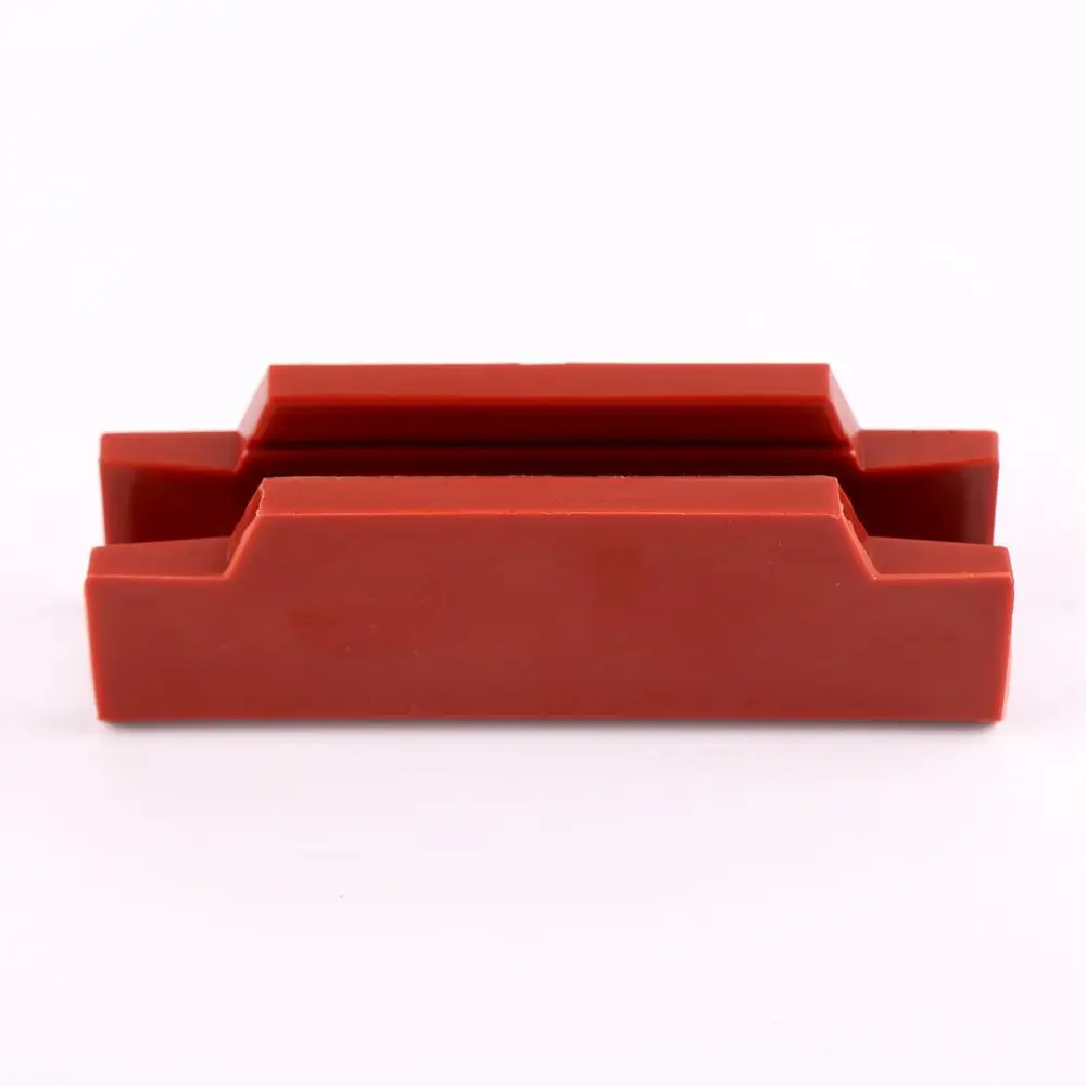 Elevator Guide Shoe Busher Liner length = 120mm Applicable to Mitsubishi Elevator 9mmTHK guide rail Red polyurethane material 1pcs