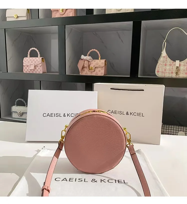 High Quality Women Fashion Lace Handbag Floral Pearl Beaded Embroidery Circular Bag Lady Purse Female Shoulder Crossbody Bag