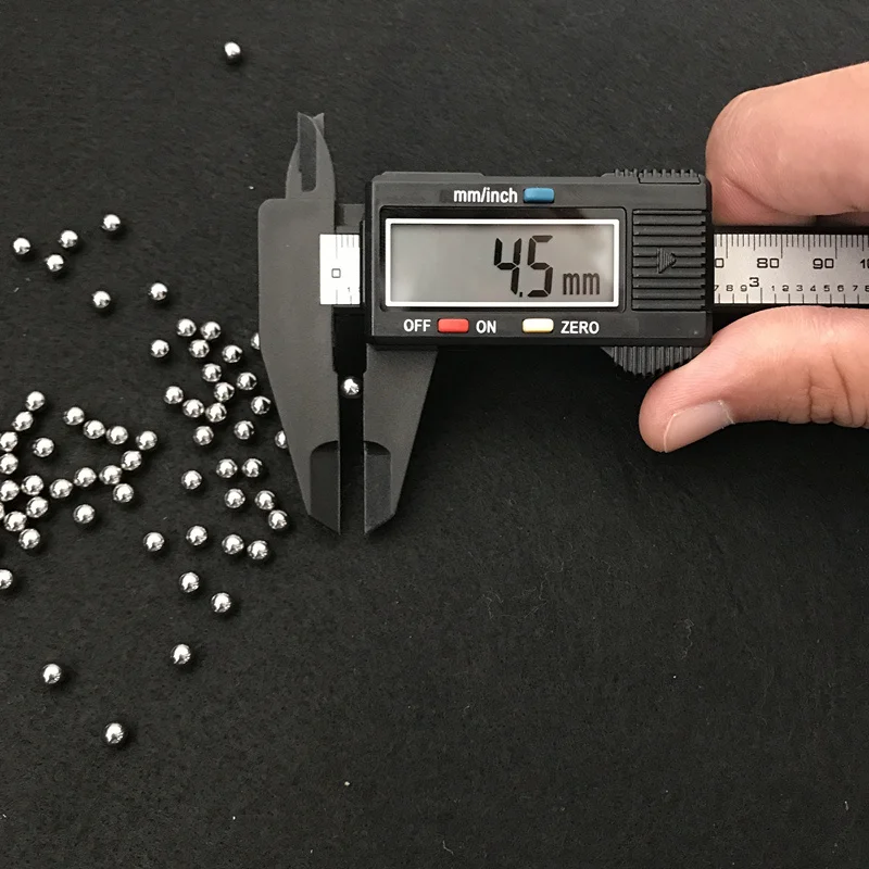 

200pcs/Lot 4.5mm Steel Slingshot Balls Catapult Balls Hunting High-carbon Shooting Catapult Bow Hitting Ammo Outdoors