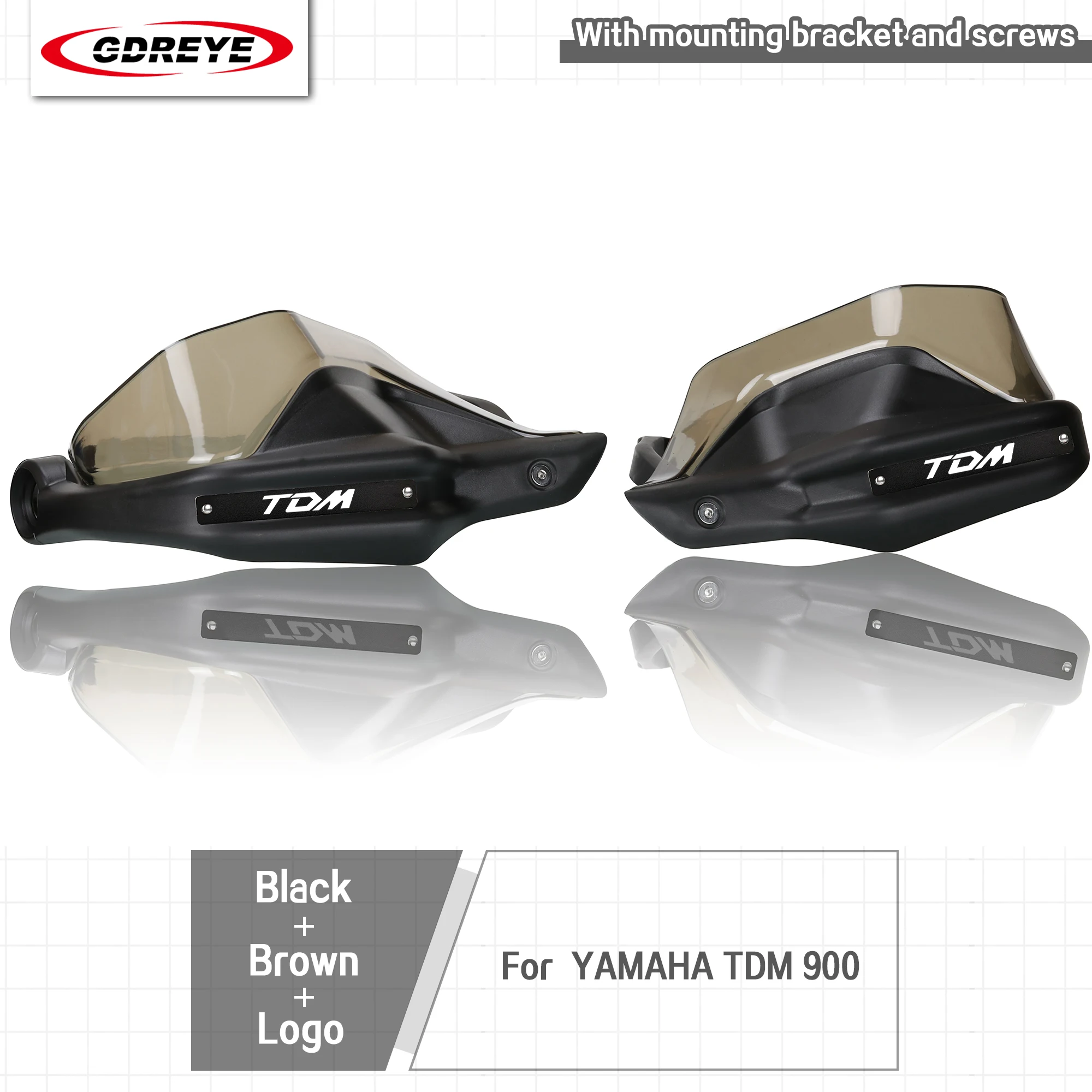 Paramani Moto Per TDM 900 – Protezioni Manubrio In ABS, Set Destro E Sinistro