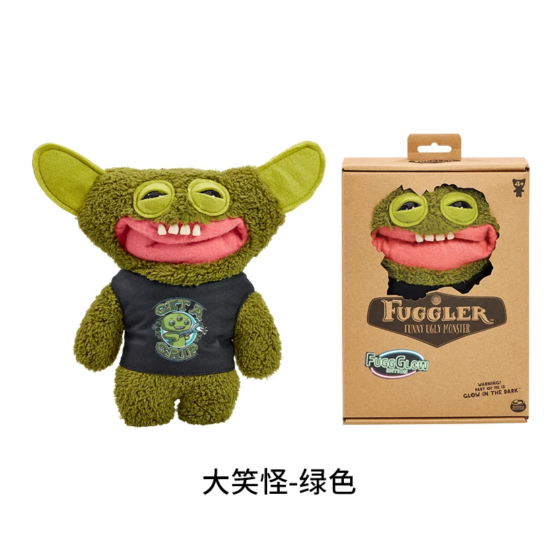 thumbnail image 1 of 22cm Original Fuggler Ugly Monster Part Luminous Series Dolls Tooth Doll Cute Tooth Monster Fill Plush Dolls Toys Children Gifts, 1 of 5