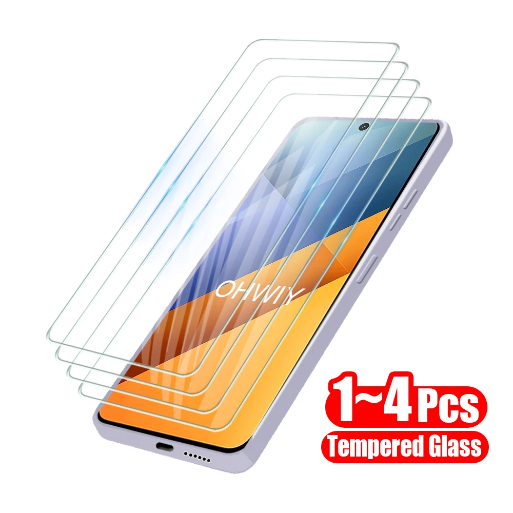 1-4pcs Premium Tempered Glass Screen Protectors