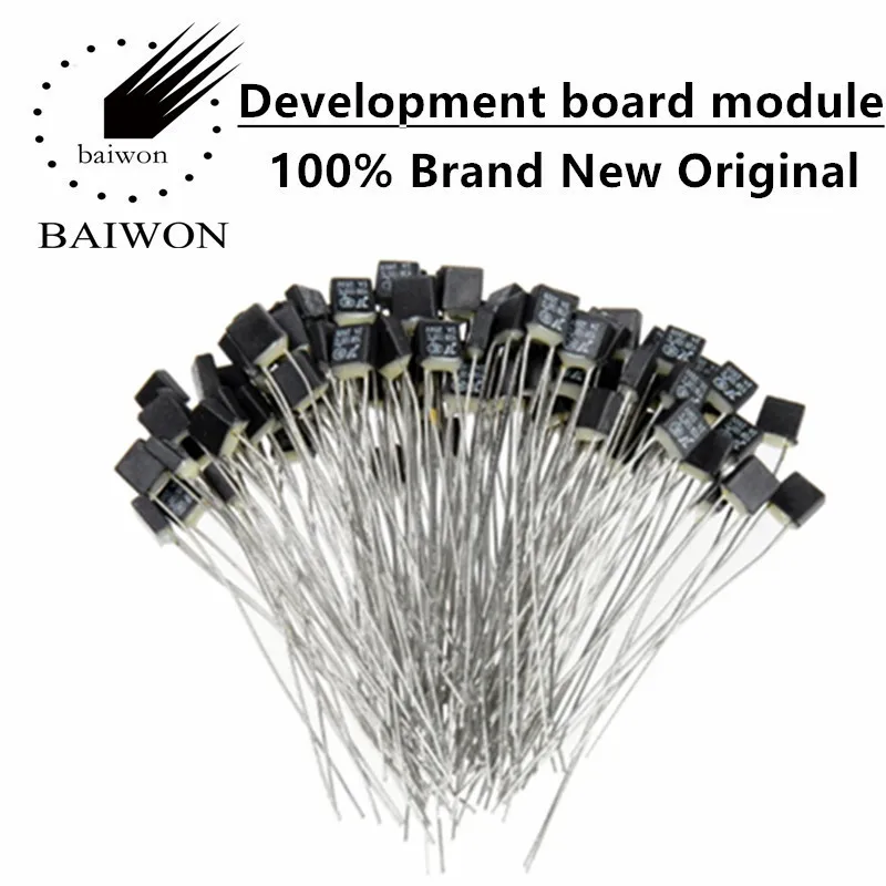 Black Square Fan Motor LED Thermal Fuse 2A 250V RH 75 85 9295 102 105 110 115 120 130 140 145 degree 150℃ Temperature Fuse