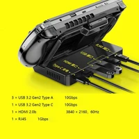 BMAD For GPD Win 4 Original Game Console Dedicated Docking Station  Stands Battle Base Bracket USB Type C Distributor Extender 1