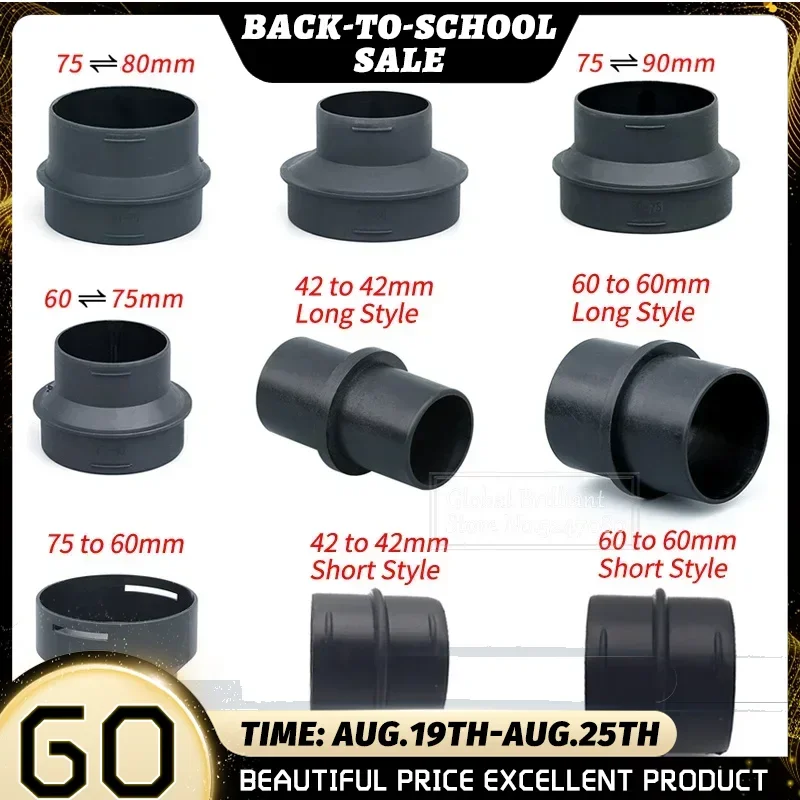 Car Heater Ducting Reducer Hose Tube Connector 42/60/75/90mm for Eberspacher or Webasto