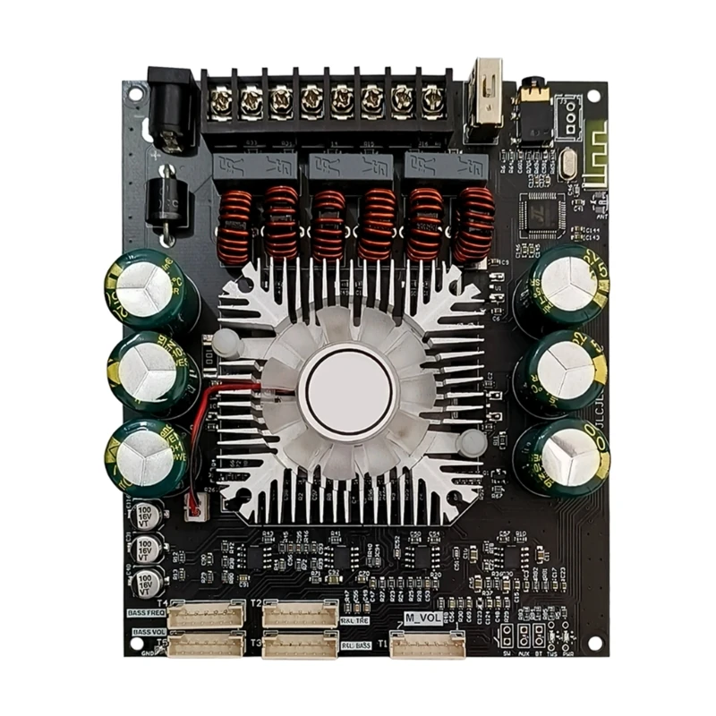 

Плата цифрового аудиоусилителя 2.1-канальный TDA7498E 160WX2+220W Проводной кабель