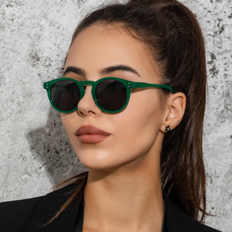 Leonlion Runde Sonnenbrille Frauen Hohe Qualität Kleine Gläser Marke Design Sonnenbrille Großhandel Vintage Gafas De Sol_voghion.com