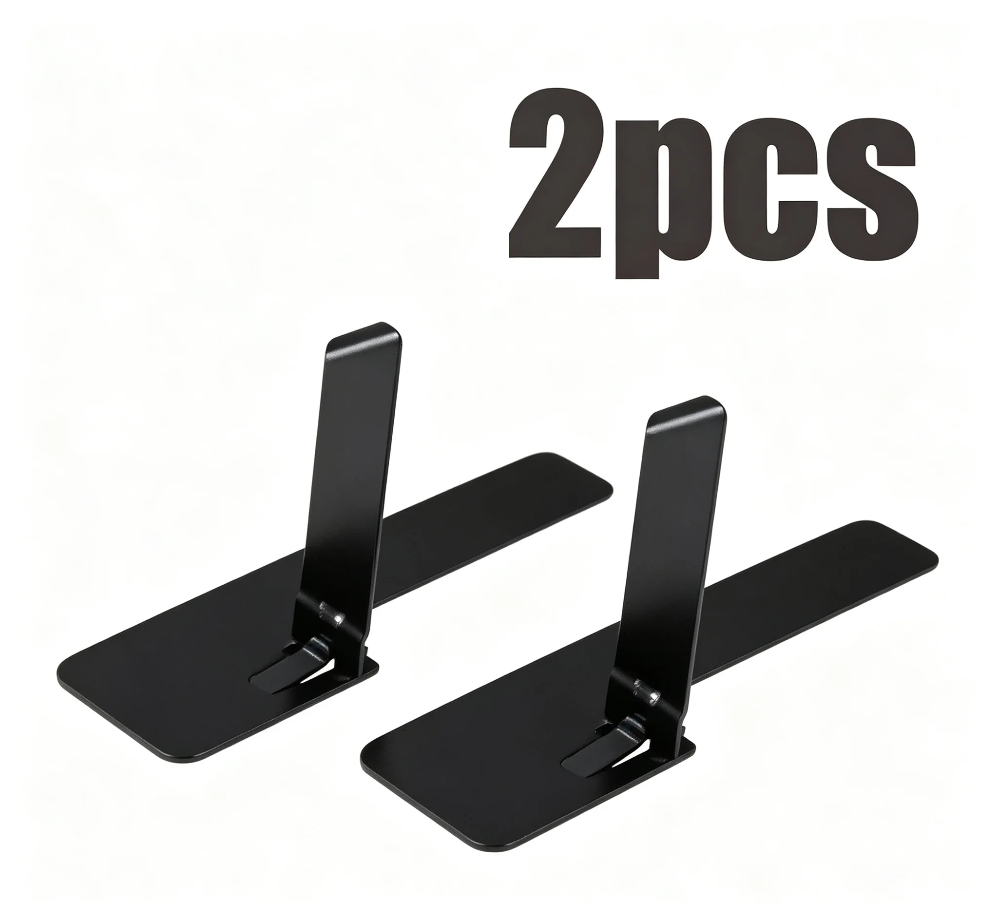 Ultra-Thin Mini Folding Phone Stand - Sleek Metal Desk Bracket, Universal Holder