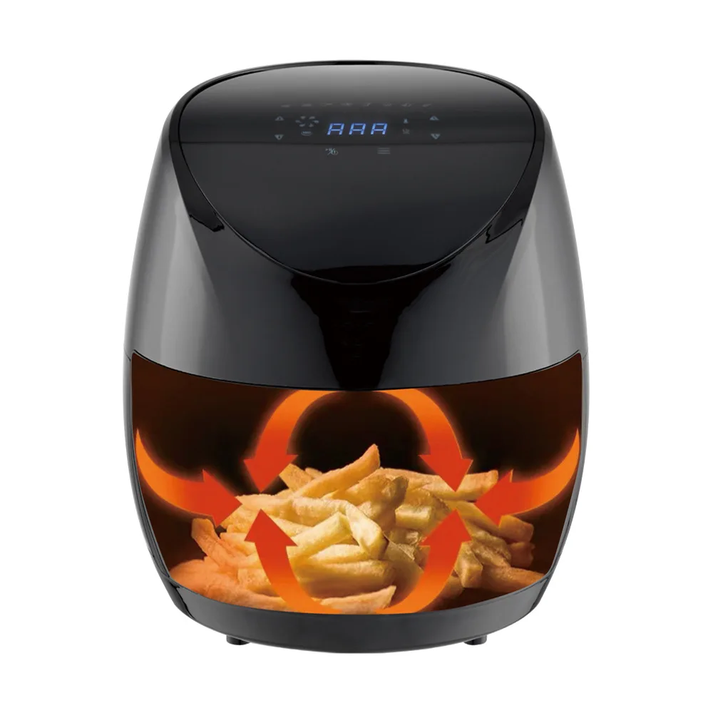 

R.5287 Household Air Fryer 1500W High Power 4.8L Touch Type Multifunction Electric Air Fryer 2Color