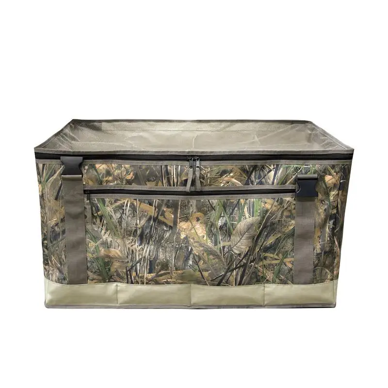 Duck Hunting Bag 12 Slots Duck Decoy Storage Bag Camouflage Printing Padded And Adjustable Shoulder Strap Bottom Drains Turkey
