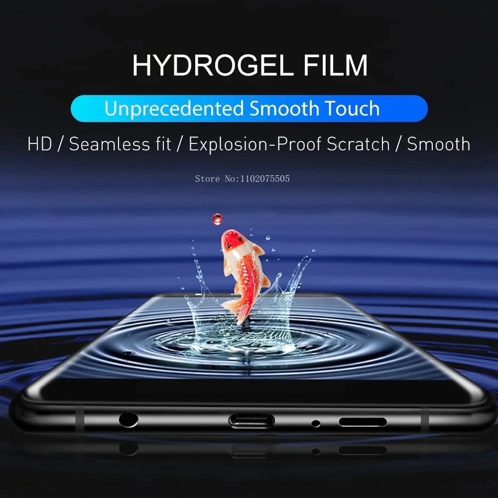 4-Pack Hydrogel Screen Protector Film