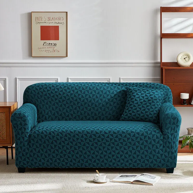Jacquard Stretch Couch Cover Sofa Covers Dog Cat Pets Anti Lounge Slipcovers Thick Armchair Cover Protector Home Decor 5