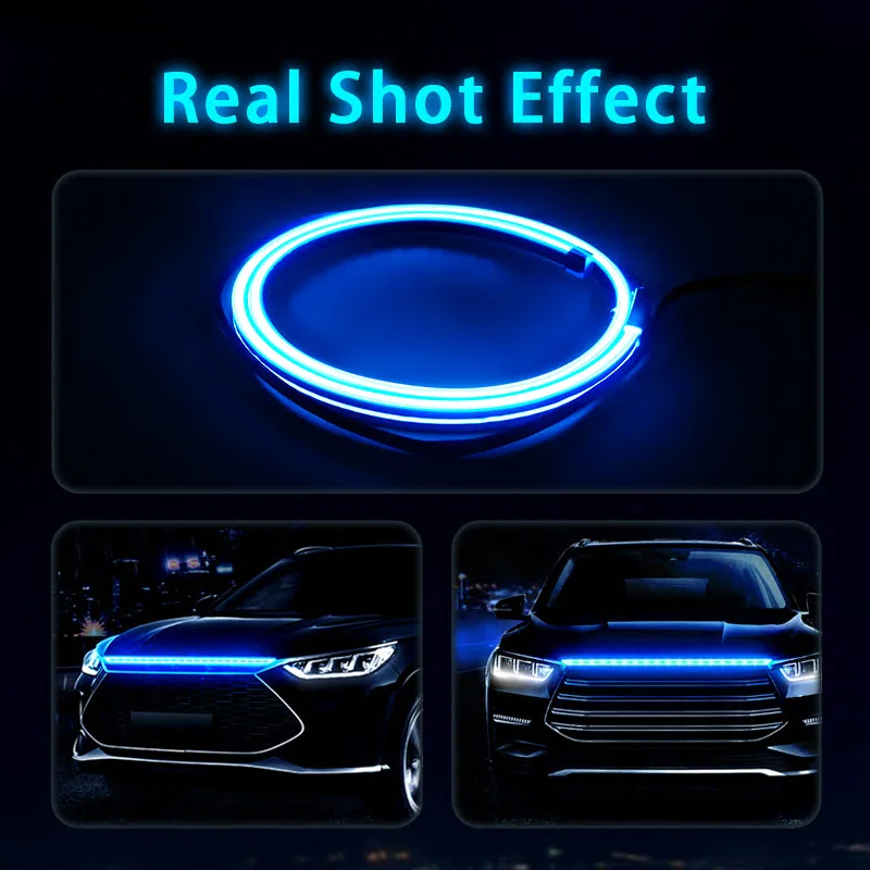 11MLedDecorativeLampAmbientLightingCarKitNeonLedStripCar