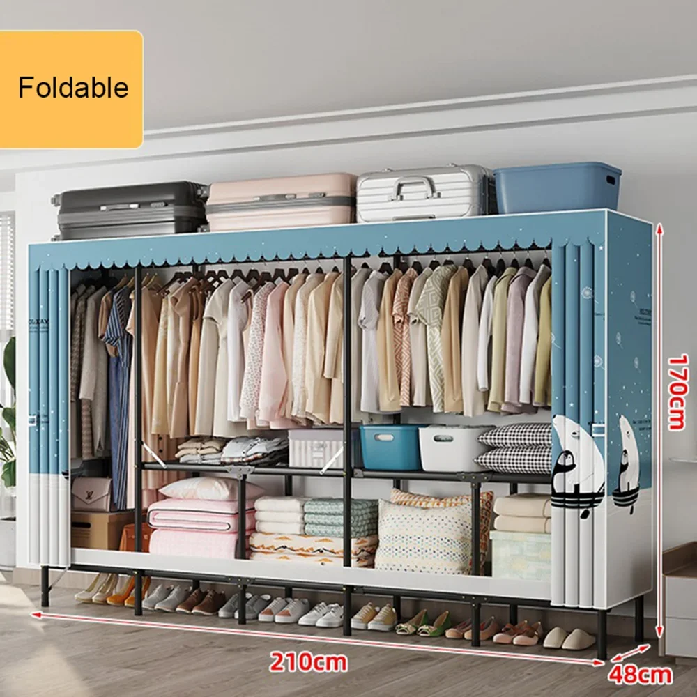 Storage Locker Dressers Folding Portable Cabinets for Living Room Garden Furniture Set Clothes Closet Wardrobe Organizers Cloth