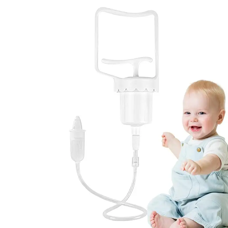 

Nasal Aspirator For Baby Nose Sucker With Powerful Hand Pump Soft Silicone Nose Cleaner For Fast And Effective Relief Of Nasal