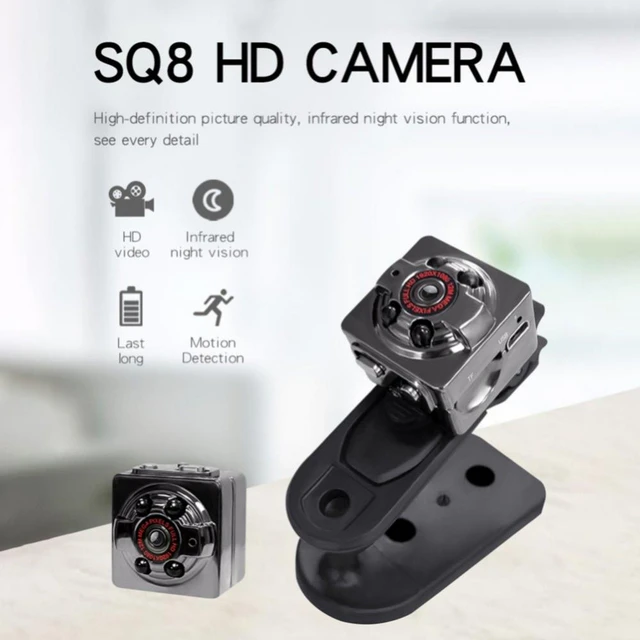 SQ8 Small Camera 1080P Usb Charge Portable Camera Outdoor Sports Infrared  Night Vision Mini Camera Aerial Recorder Camcorders - AliExpress
