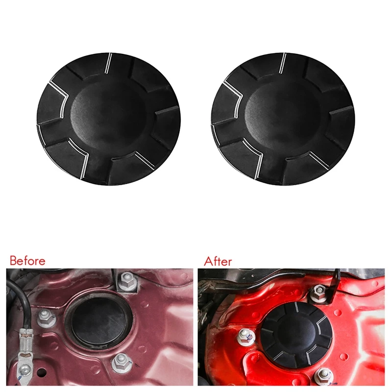 2Pcs Car Shock Absorber Screw Protective Cover Dust Cover Decoration Protection For Mazda 3 Axela CX-30