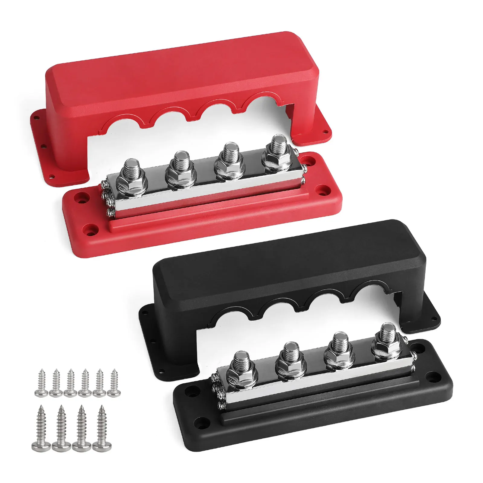 

Автомобильная Клеммная колодка отрицательная шина 24 в 600 А Клеммная колодка 24 в блок распределения питания M10 терминальная шина для автомобиля лодки