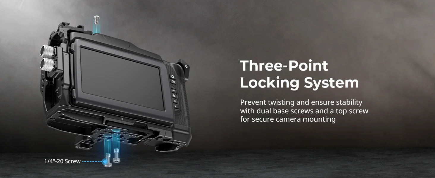 Description Picture 5 of itemSmallrig Full Camera Cage for Blackmagic Design Cinema 6K Basic Cage Kit Handgrip Holes With Threaded 4785 4574 4575