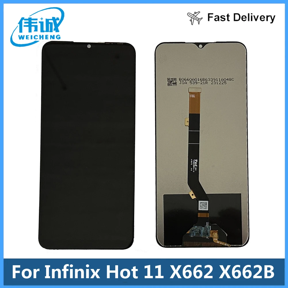 

ЖК-дисплей 6,82 дюйма для Infinix Hot 11 X662 X662B, дисплей с сенсорным экраном, дигитайзер pantalla для Infinix Hot11 X662, сменный ЖК-датчик