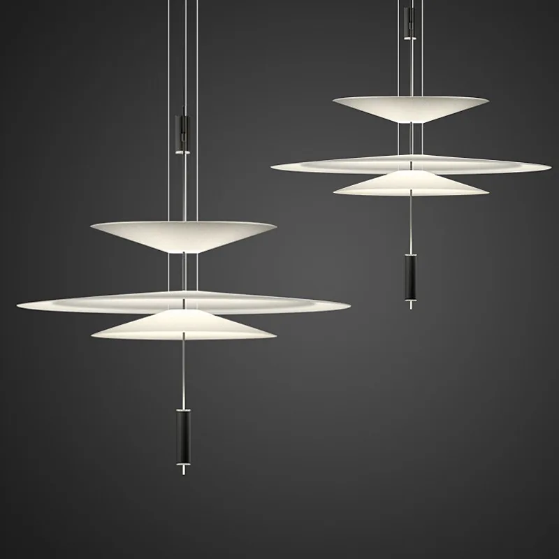 

Modern LED Hanging Lamp Flying Saucer Home Decor Denmark Designer Dining Table Bar Living Room UFO Personality Pendant Lights