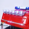 LESU 1:14 RC Car 6X6 FWD RTR RC Tractor Truck Red Metal Chassis Sounds Light Radio Controller Battery Charger Boys Toys 5