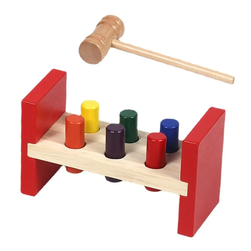 Creative Knock Toys Pounding Bench Early Developmental Toy Montessori Toys