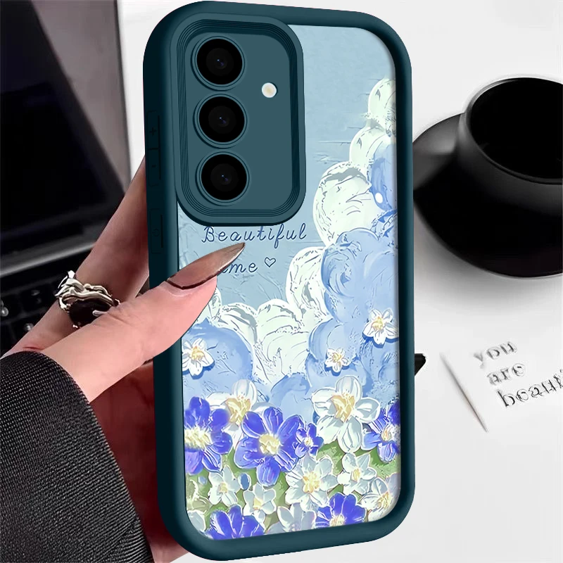 Floral Soft Silicone Protective Phone Case