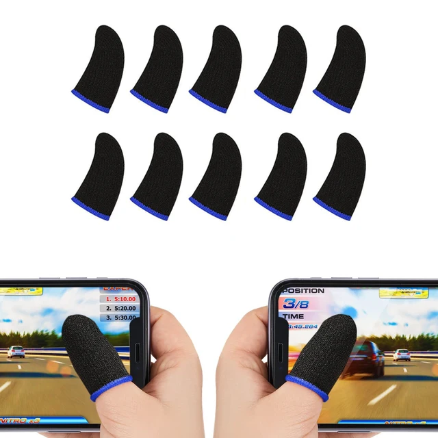 Finger Sleeve Per Gaming - 6 Pezzi, Traspiranti, Antiscivolo, Per PUBG Mobile E Altri Giochi - Foto 14