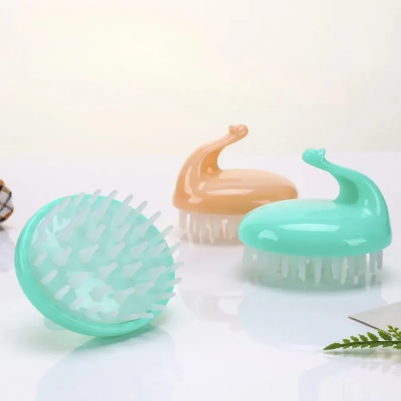 

Head Scalp Massage Comb Silicone Shampoo Brush Hair Washing Comb Body Massage Brush Bath Shower Salon Hairdressing Tools