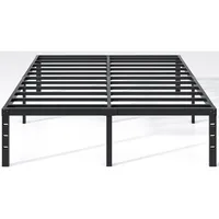 Metal Bed Frame-Simple and Atmospheric Platform Frame, Storage Space Under The Heavy Duty Frame Bed, Sturdy Queen Size Suitable 1