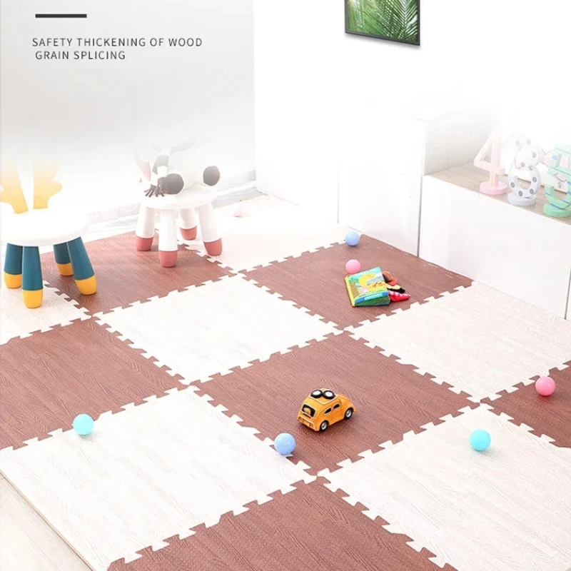 Puzzle Play Mat Baby Play Mat Foam Play Mat Play Mat Carpet Puzzle FlooBaby Roomliving Room BedroomWaterproof Anti-slip Spliced Carpet Furniture DecorationBaby Room Decoration