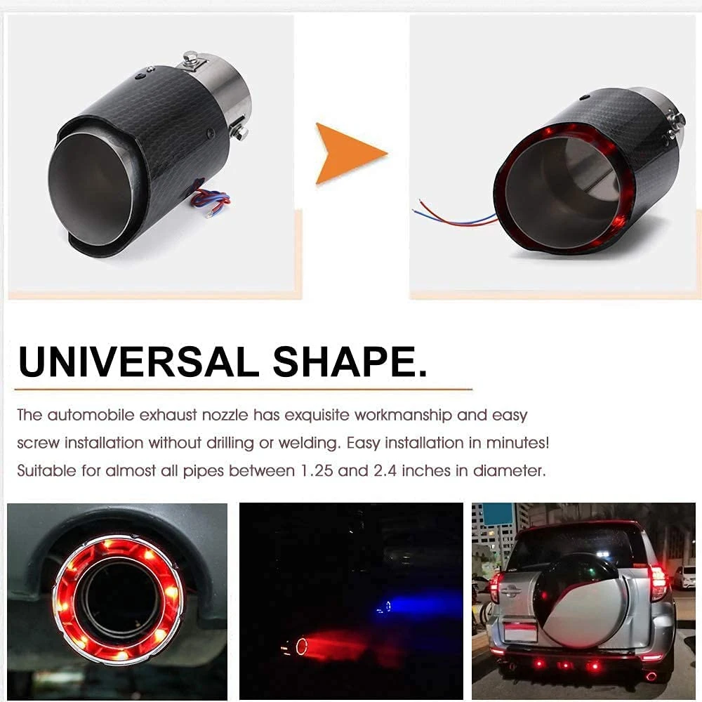 DSYCAR ڵ Ʈ  LED ź , 6.3cm  ÷  Ʈ ÷ ̽ Ÿ,    , 1 
