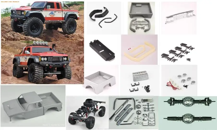 PG-4A 4WD 1/10 Rock Crawler Kit - Cross RC US