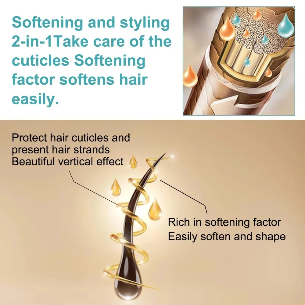 60ML Keratin Hair Straightening Cream Professional Damaged Treatment Faster Smoothing Curly Hair Care Protein Correction Cream