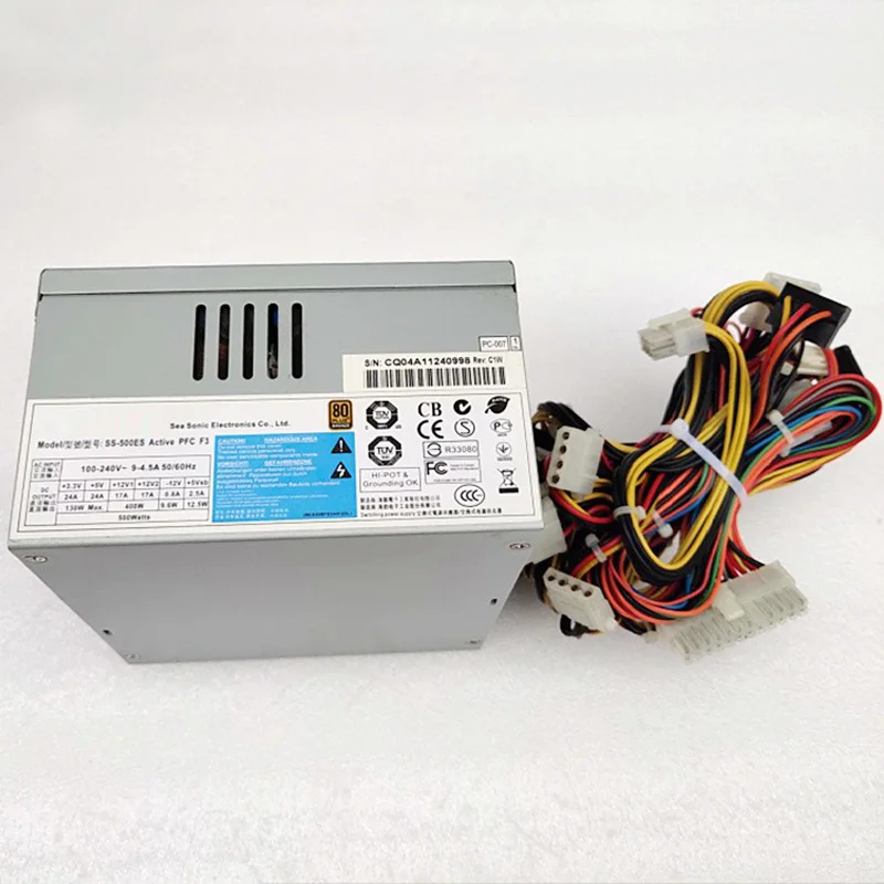 SS-500ES For Seasonic Switching Power Supply SSP-500ES2 80plus Bronze 500W 5 SS-500ES For Seasonic Switching Power Supply SSP-500ES2 80plus Bronze 500W - Image 3