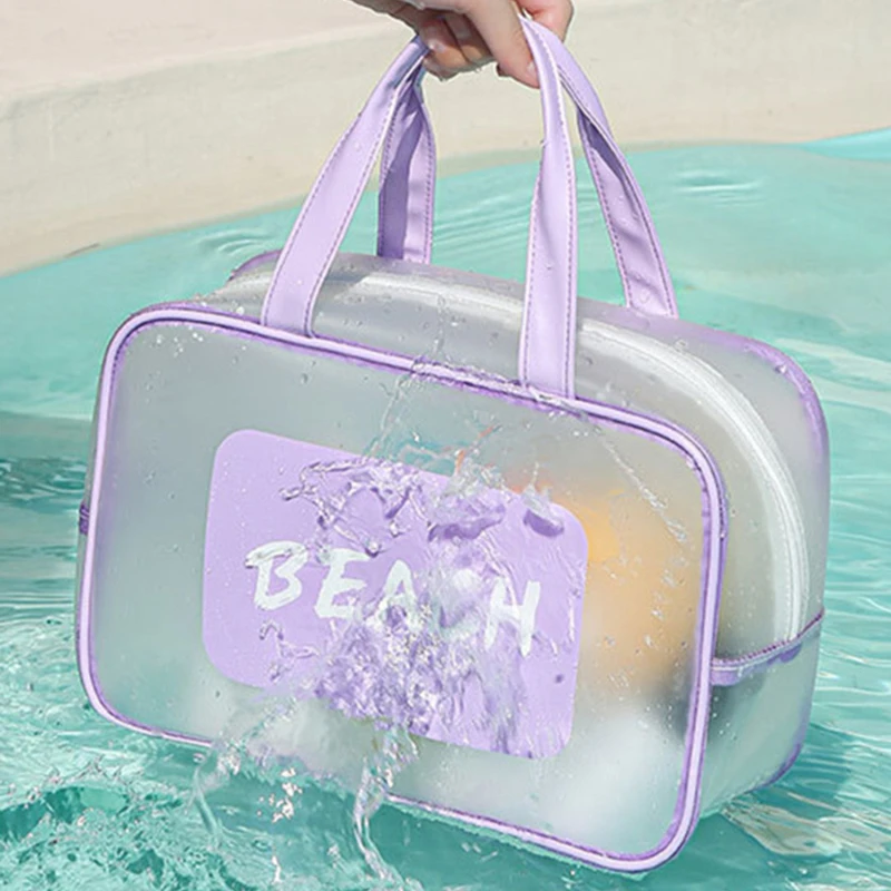 Bolsa impermeable de playa para mujer, accesorios de natación en seco,  suministros de entrenamiento de piscina de agua, bolsa de viaje húmeda,  bolso deportivo de embalaje para gimnasio - AliExpress