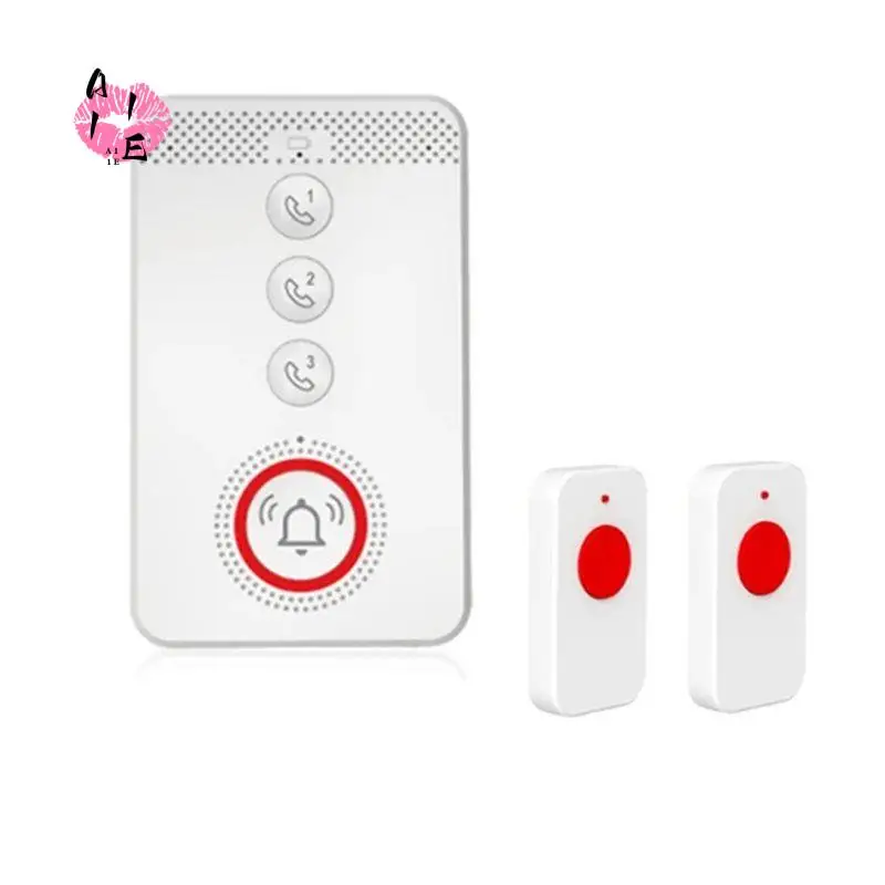 A11E-4G SIM SOS 긴급 호출 알람 패닉 버튼 노인 및 어린이를 위한 GSM 음성 전화 디스트레스 헬프 호출기